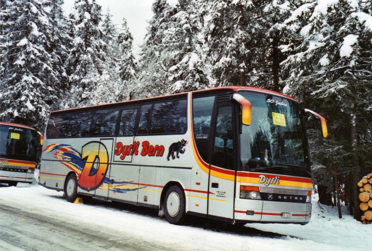 (123'619) - Dysli, Bern - Nr. 28/BE 30'392 - Setra am 9. Januar 2010 in Adelboden, Unter dem Birg