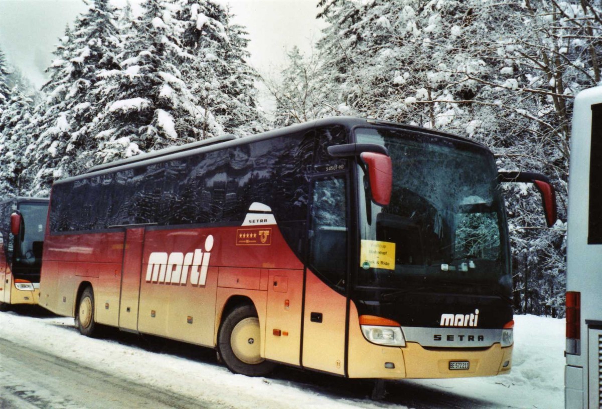 (123'622) - Marti, Kallnach - Nr. 11/BE 572'211 - Setra am 9. Januar 2010 in Adelboden, Unter dem Birg