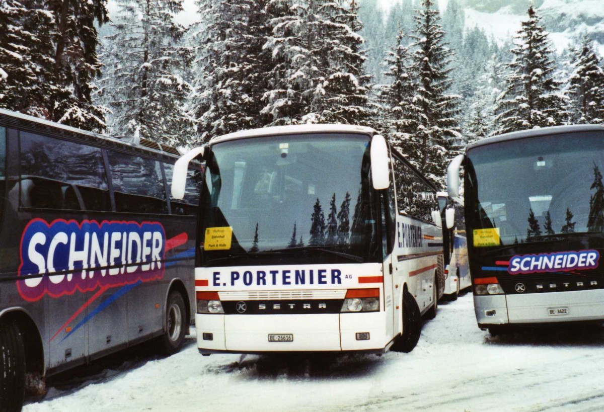 (123'703) - Portenier, Adelboden - Nr. 4/BE 26'616 - Setra am 9. Januar 2010 in Adelboden, Unter dem Birg