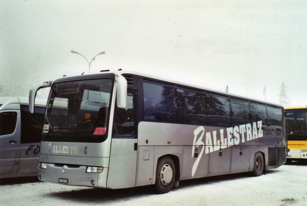 (123'803) - Ballestraz, Grne - VS 115'737 - Renault am 9. Januar 2010 in Adelboden, ASB