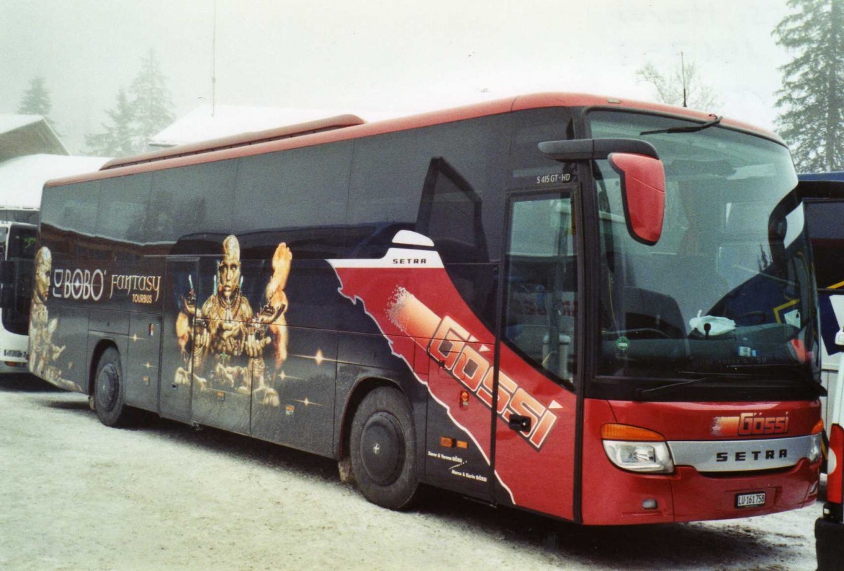 (123'824) - Gssi, Horw - LU 161'758 - Setra am 9. Januar 2010 in Adelboden, ASB