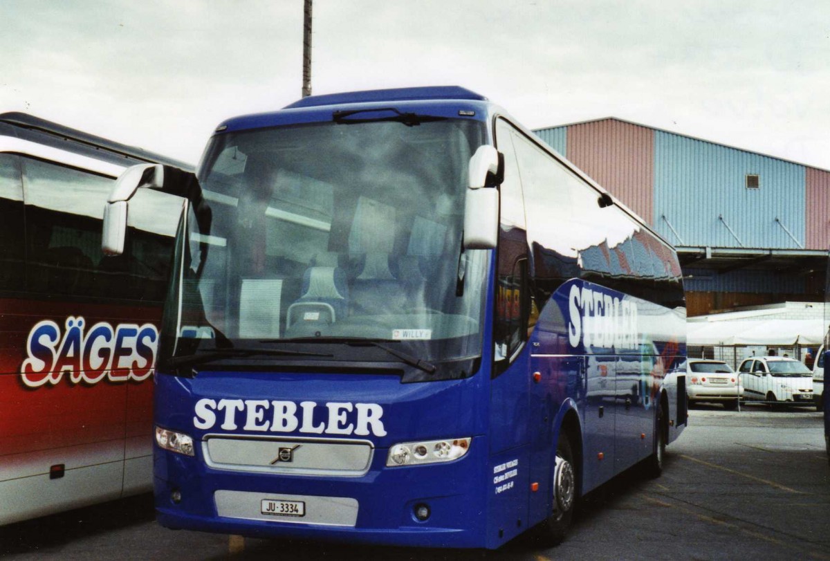 (125'204) - Stebler, Develier - JU 3334 - Volvo am 20. Mrz 2010 in Thun, Expo