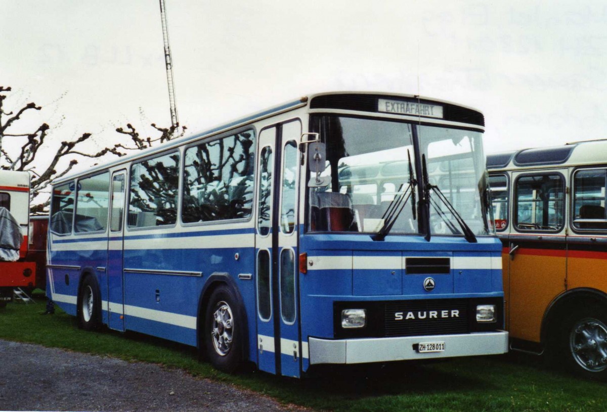 (125'819) - Mantel, Elgg - ZH 128'011 - Saurer/Tscher (ex LLB Susten Nr. 12) am 1. Mai 2010 in Arbon, Arbon Classics