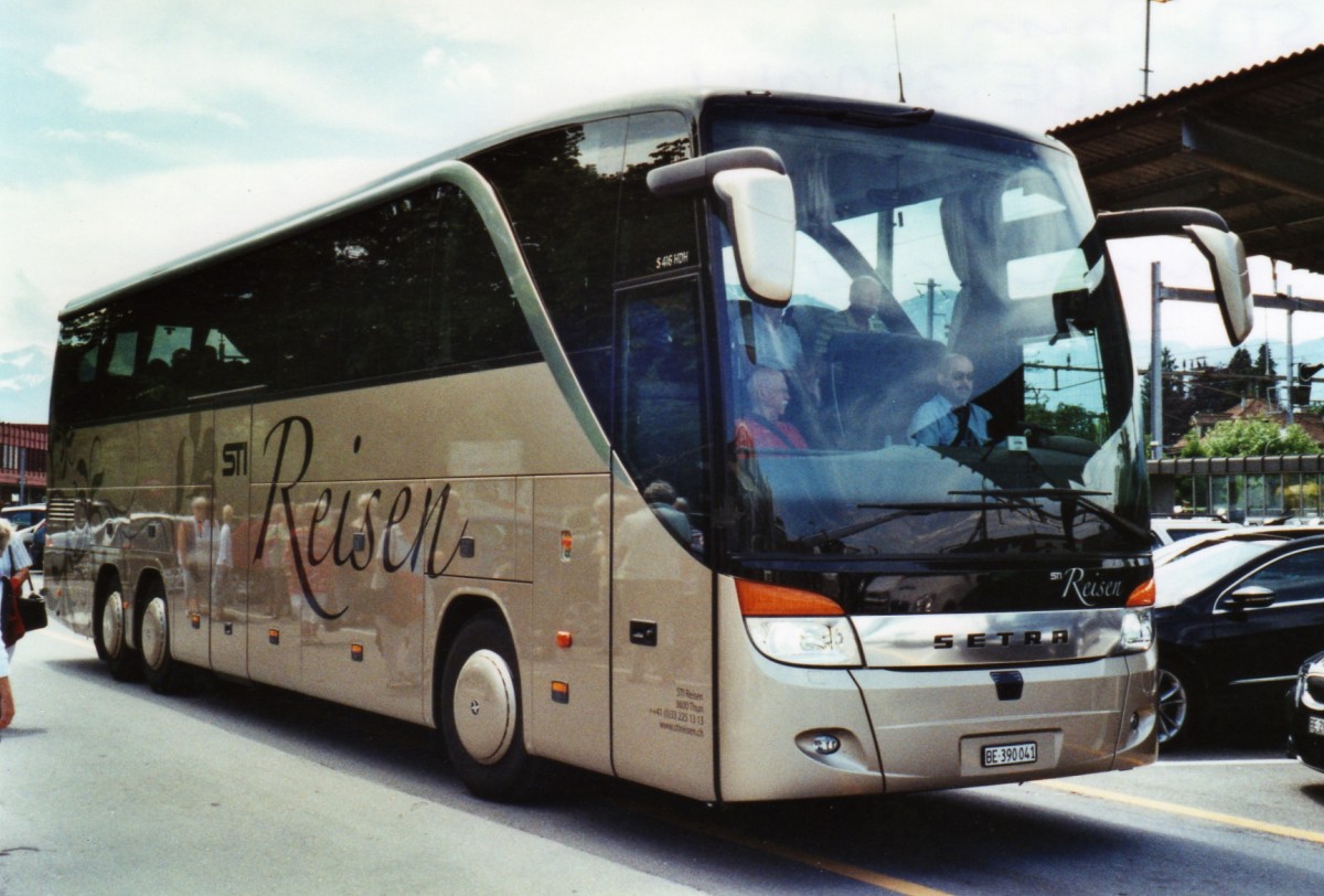 (126'822) - STI Thun - Nr. 41/BE 390'041 - Setra am 8. Juni 2010 in Thun, CarTerminal