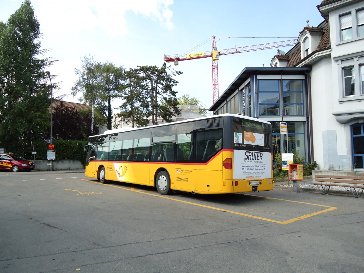 (127'722) - Wohlgemuth, Hochwald - SO 21'932 - Mercedes am 6. Juli 2010 beim Bahnhof Liestal