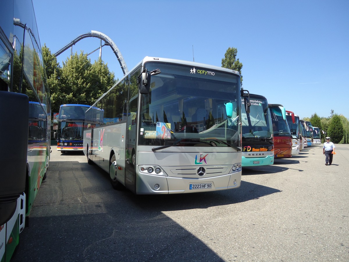 (127'734) - Aus Frankreich: Kunegel, Colmar - 2223 HF 90 - Mercedes am 7. Juli 2010 in Rust, Europapark