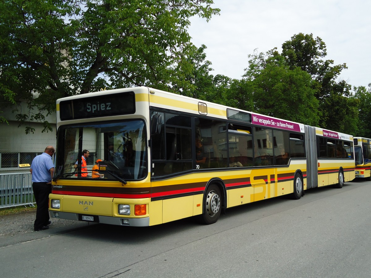 (127'945) - STI Thun - Nr. 70/BE 389'670 - MAN am 11. Juli 2010 in Thun, Rtlistrasse