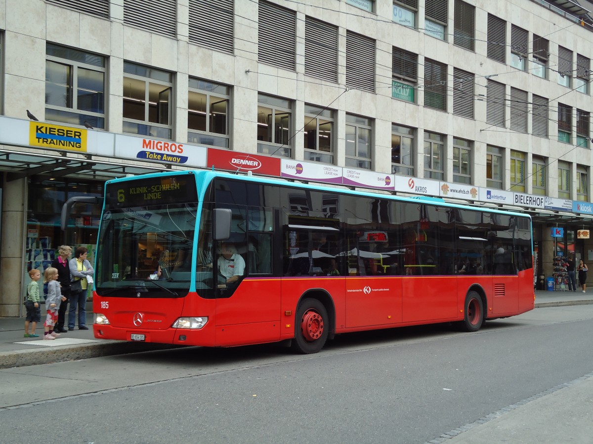 (128'035) - VB Biel - Nr. 185/BE 654'185 - Mercedes am 24. Juli 2010 in Biel, Guisanplatz