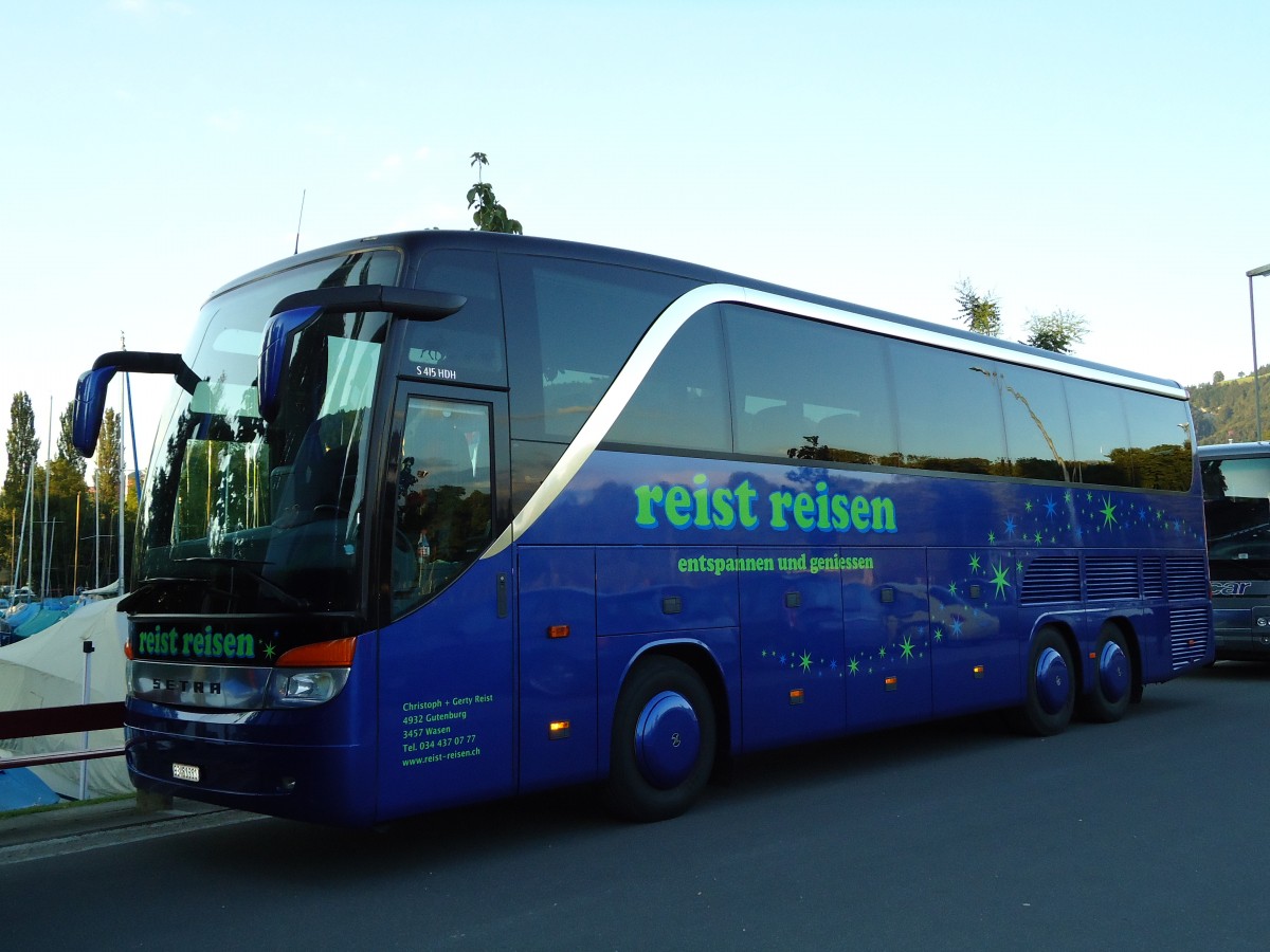 (128'114) - Reist, Gutenburg - BE 53'550 - Setra am 27. Juli 2010 in Thun, Strandbad