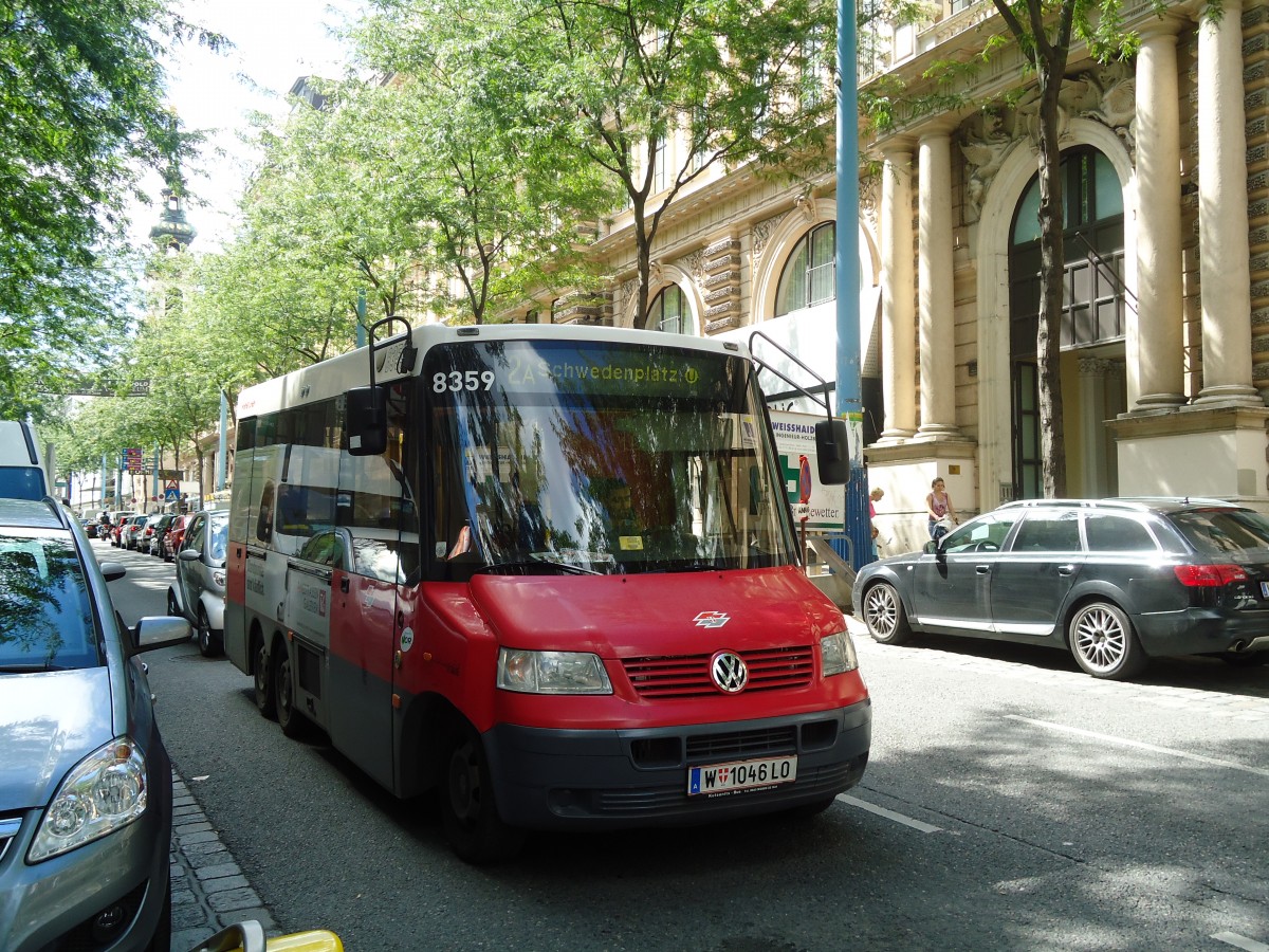 (128'385) - Wiener Linien - Nr. 8359/W 1046 LO - VW/Kutsenits am 9. August 2010 in Wien, Knigsklostergasse