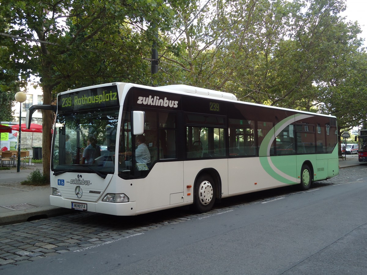 (128'436) - Zuklin, Klosterneuburg - WU 617 A - Mercedes am 9. August 2010 in Wien, Heiligenstadt