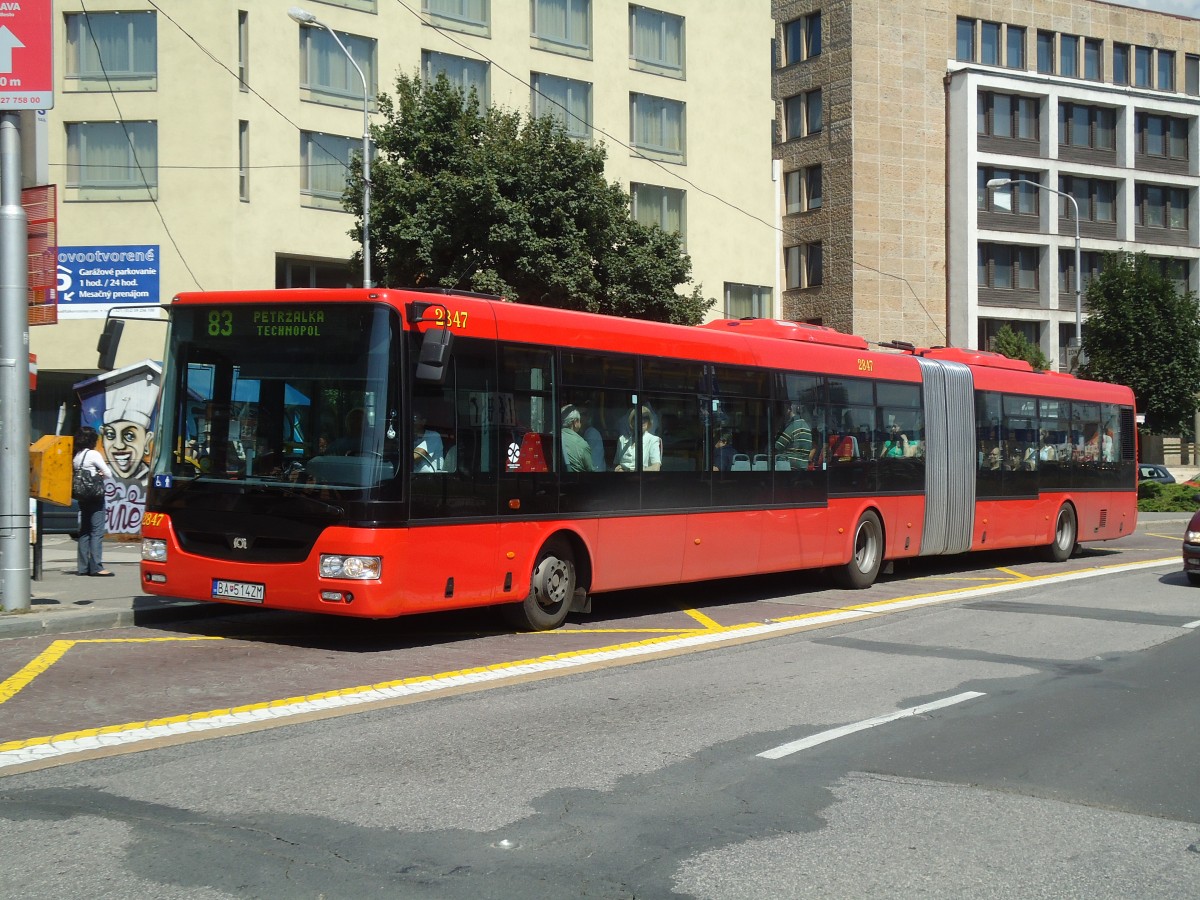 (128'493) - DPB Bratislava - Nr. 2847/BA-514ZM - SOR am 10. August 2010 in Bratislava, Zochova