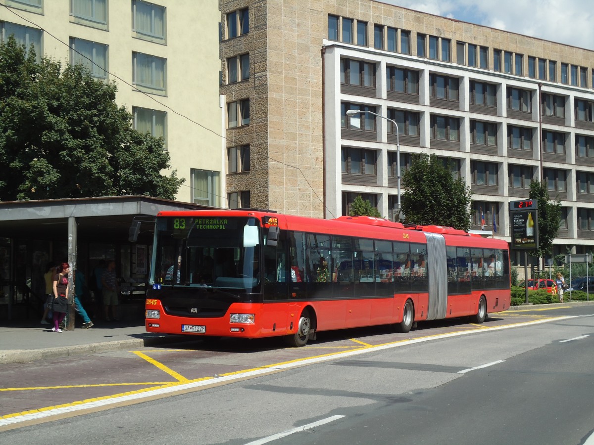 (128'500) - DPB Bratislava - Nr. 2845/BA-512ZM - SOR am 10. August 2010 in Bratislava, Zochova