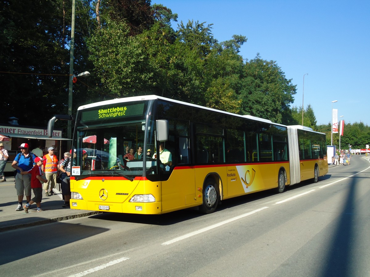 (128'899) - Moser, Flaach - Nr. 200/ZH 332'491 - Mercedes (ex Nr. 23) am 21. August 2010 in Frauenfeld, Sportplatz