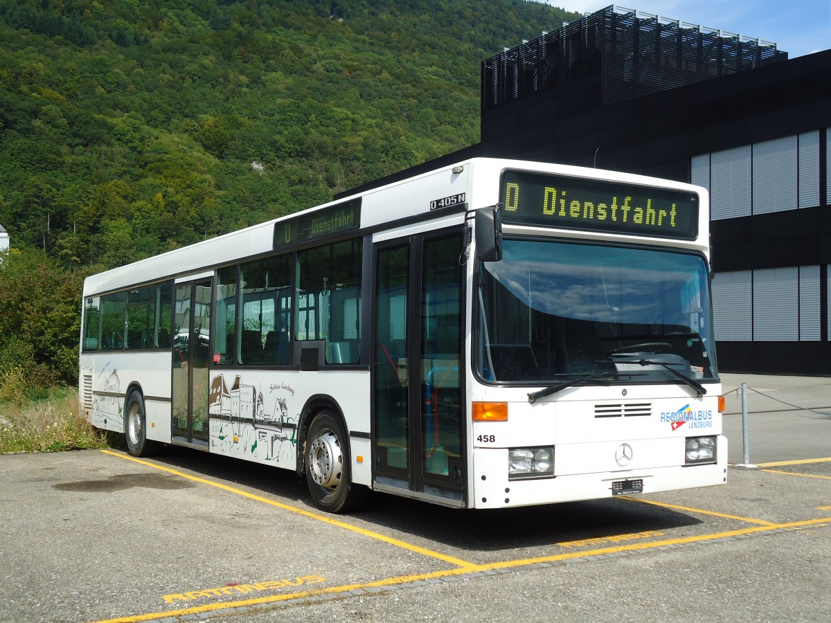 (129'626) - Knecht, Windisch - Nr. 458 - Mercedes (ex Nr. 58) am 12. September 2010 in Biel, Rattinbus