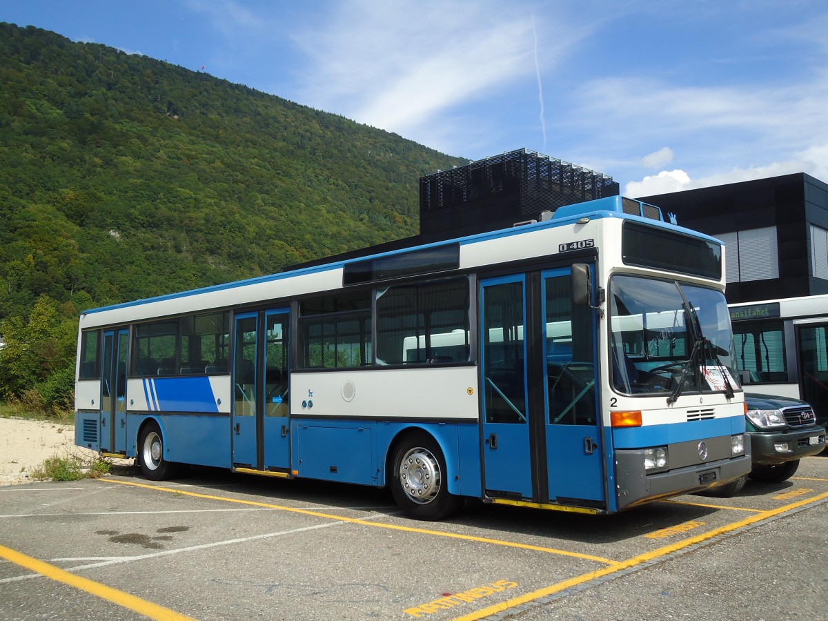 (129'629) - Limmat Bus, Dietikon - Nr. 2 - Mercedes (ex VBZ Zrich Nr. 631) am 12. September 2010 in Biel, Rattinbus