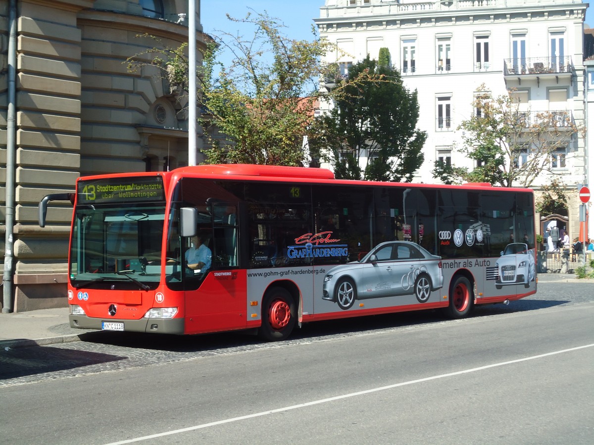 (130'072) - SWK Konstanz - Nr. 18/KN-C 1118 - Mercedes am 20. September 2010 in Konstanz, Post/Marktsttte