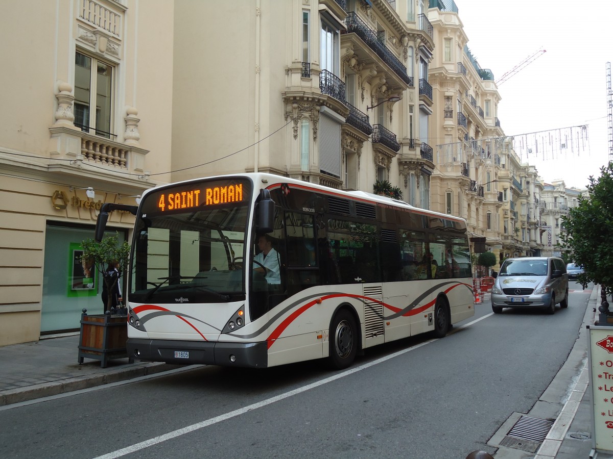 (130'664) - CAM Monaco - Nr. 86/1805 - Van Hool am 16. Oktober 2010 in Monaco, Saint Charles