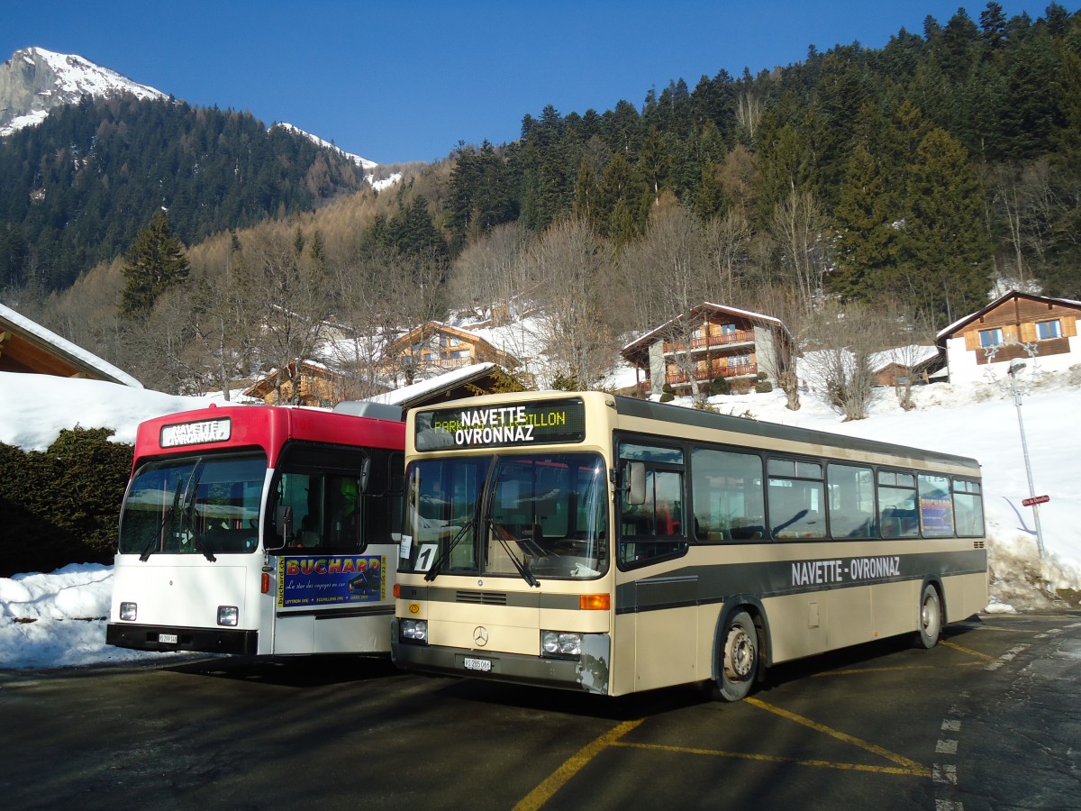 (131'949) - Buchard, Leytron - Nr. 95/VS 285'066 - Mercedes/R&J (ex AZZK Zollikon Nr. 27) am 2. Januar 2011 in Ovronnaz, La Croise