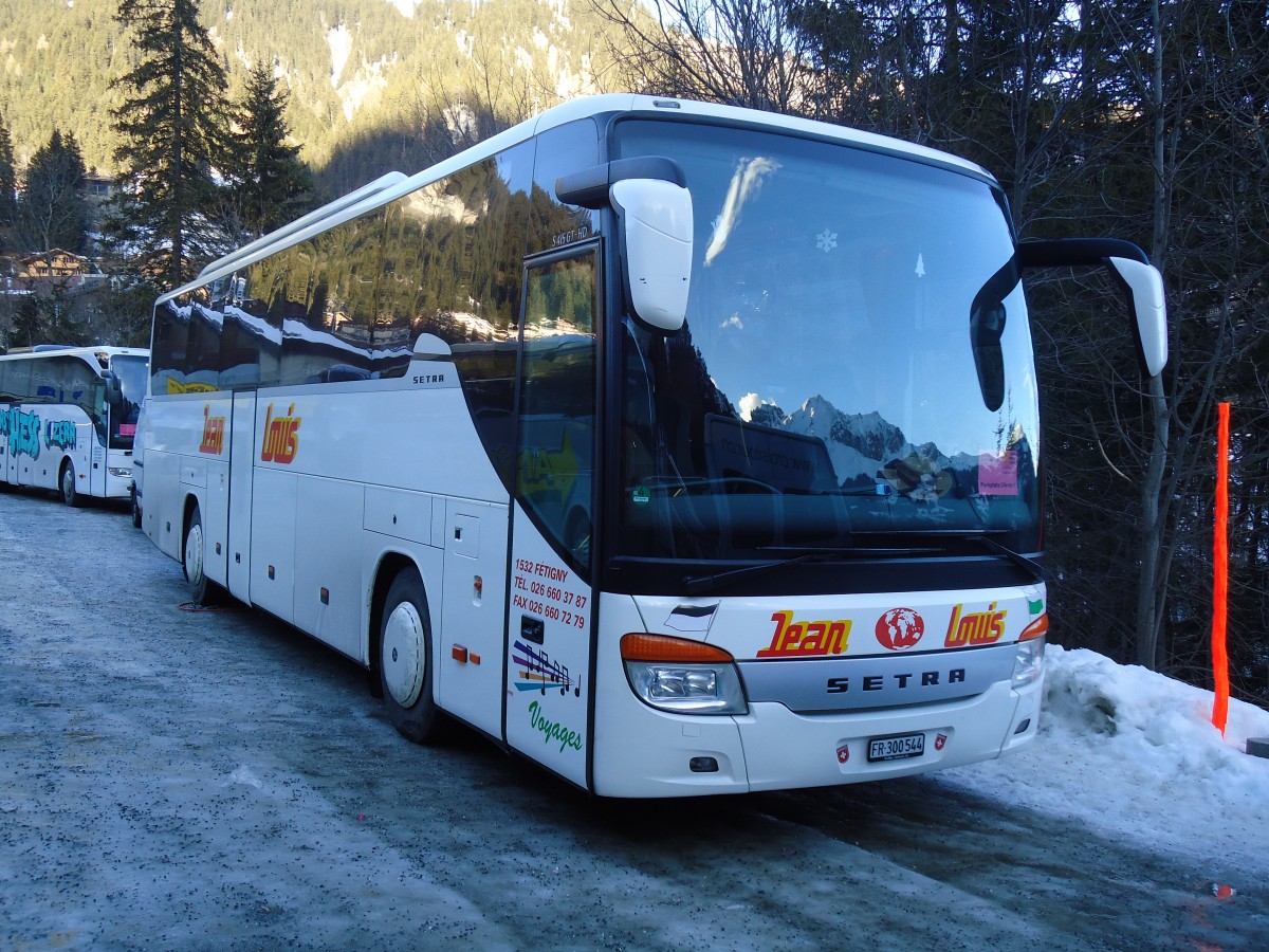 (131'983) - Jean-Louis, Ftigny - FR 300'544 - Setra am 8. Januar 2011 in Adelboden, ASB