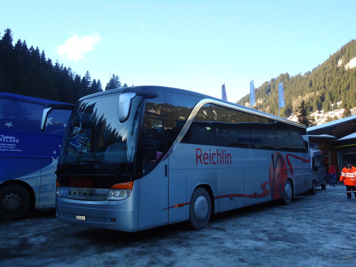 (132'004) - Reichlin, Goldau - SZ 13'800 - Setra am 8. Januar 2011 in Adelboden, ASB