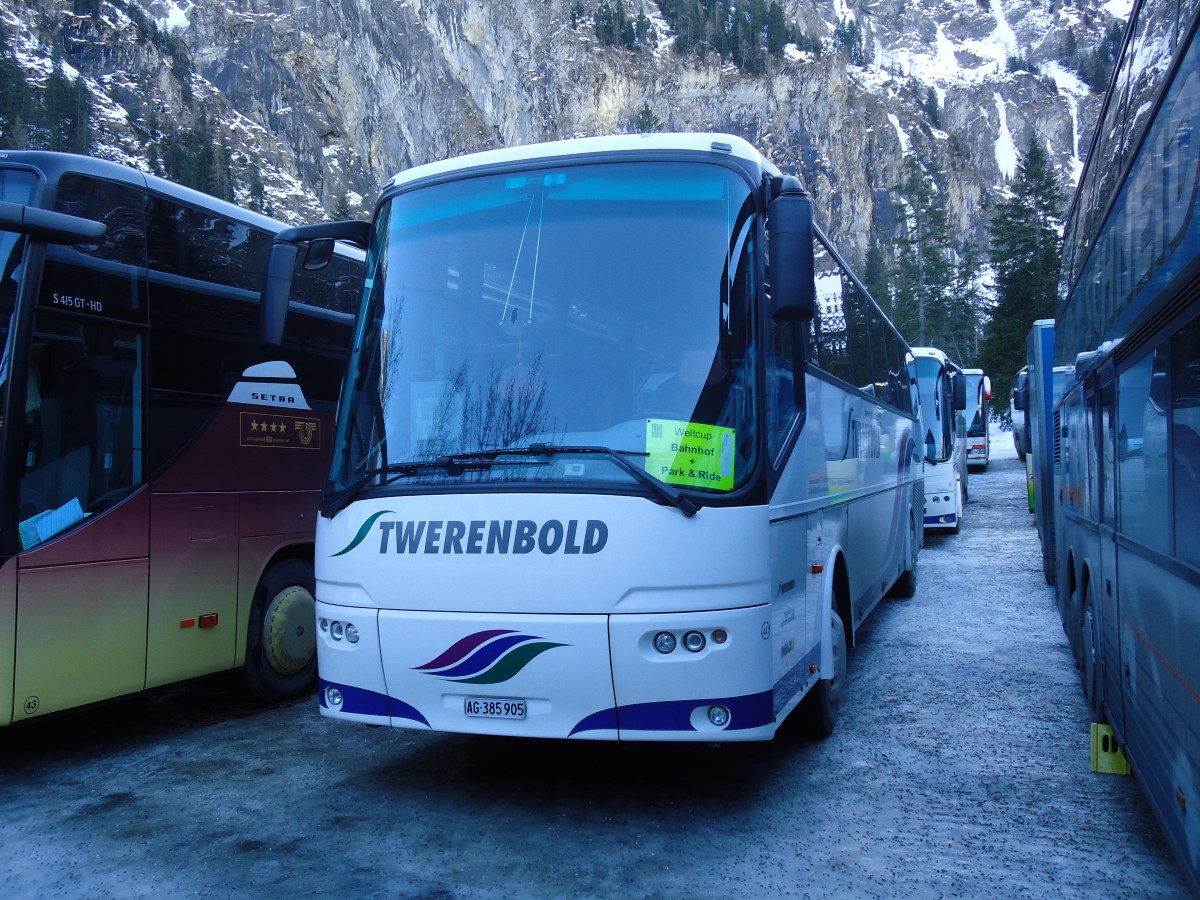 (132'072) - Twerenbold, Baden - Nr. 40/AG 385'905 - Bova am 8. Januar 2011 in Adelboden, Unter dem Birg