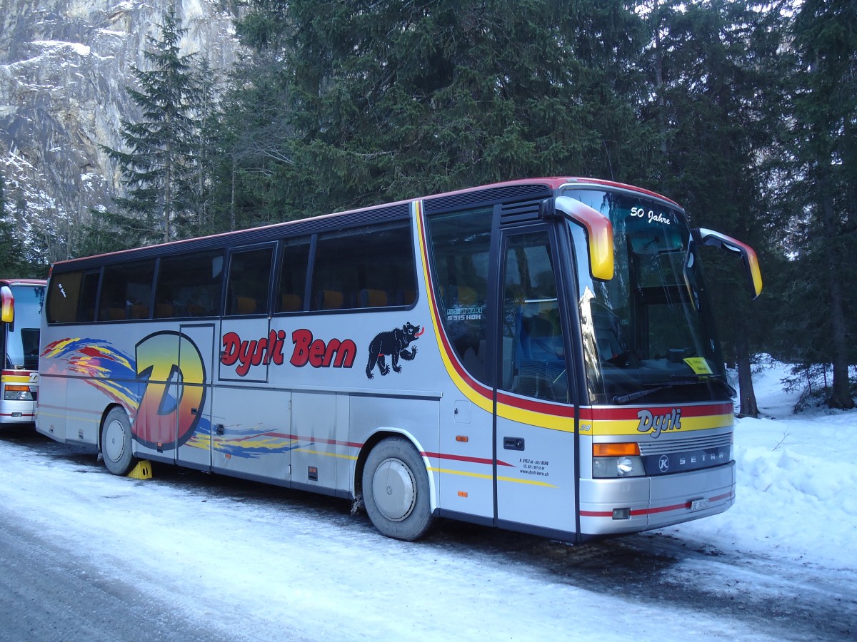 (132'119) - Dysli, Bern - Nr. 28/BE 30'392 - Setra am 8. Januar 2011 in Adelboden, Unter dem Birg