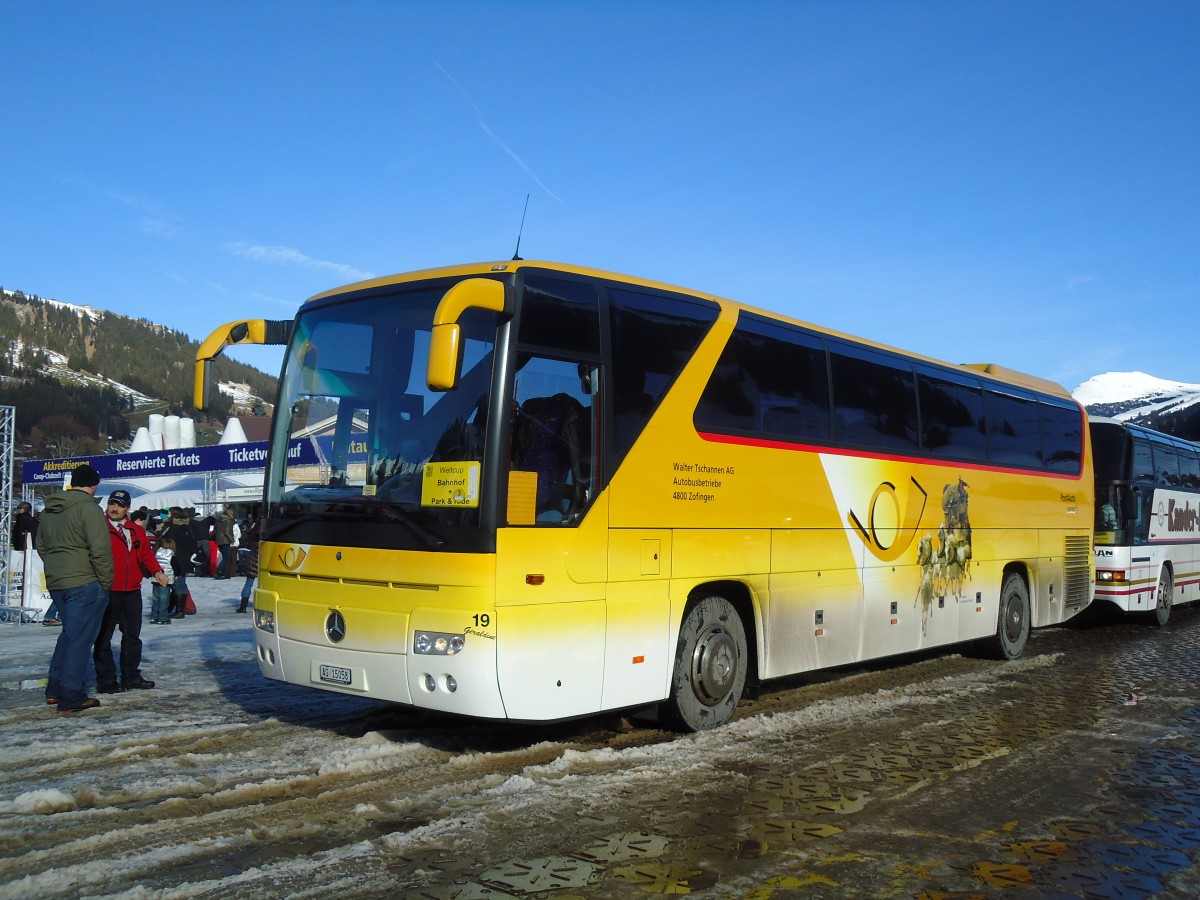 (132'138) - Tschannen, Zofingen - Nr. 19/AG 15'058 - Mercedes am 8. Januar 2011 in Adelboden, Weltcup