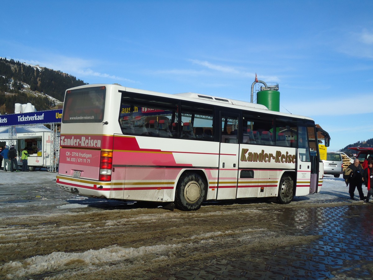 (132'158) - Kander-Reisen, Frutigen - Nr. 7/BE 63'041 - Neoplan am 8. Januar 2011 in Adelboden, Weltcup