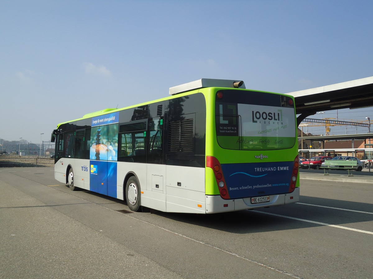 (132'668) - Busland, Burgdorf - Nr. 17/BE 612'513 - Van Hool am 6. Mrz 2011 beim Bahnhof Burgdorf