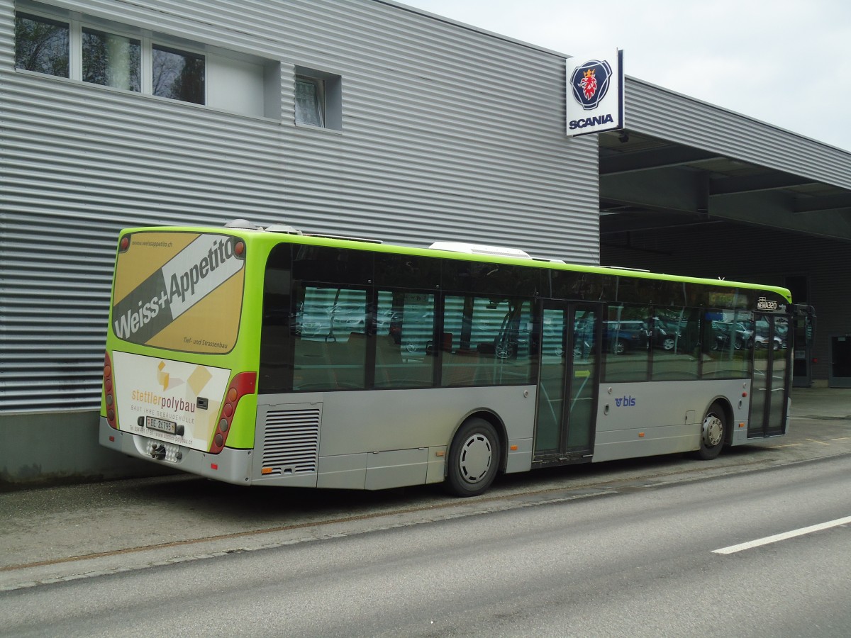 (133'395) - Busland, Burgdorf - Nr. 4/BE 26'795 - Van Hool (ex AOE Langnau Nr. 4) am 24. April 2011 in Langnau, Garage