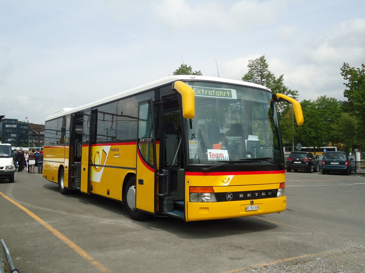 (133'493) - Flck, Brienz - Nr. 8/BE 156'358 - Setra am 29. April 2011 in Thun, CarTerminal