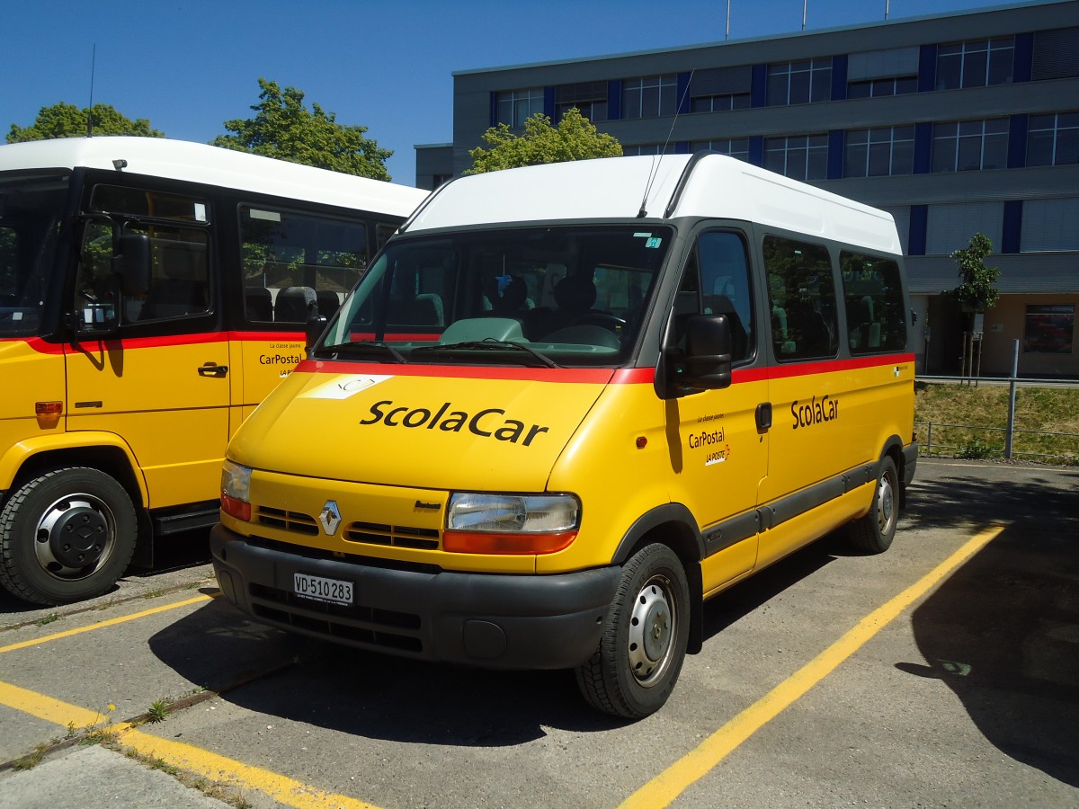 (133'911) - CarPostal Ouest - VD 510'283 - Renault am 29. Mai 2011 in Yverdon, Garage