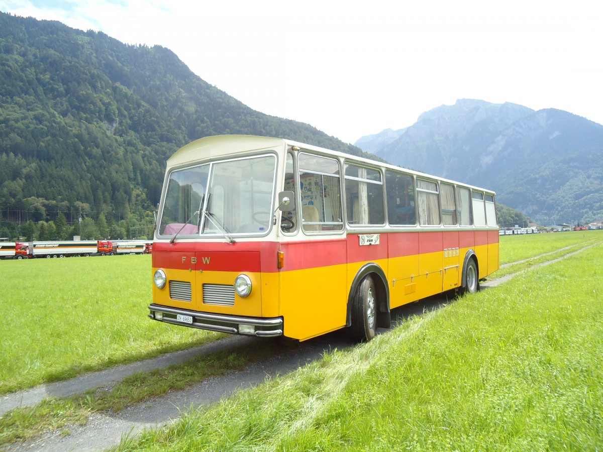 (134'415) - Trb, Oberrieden - Nr. 12/ZH 69'651 - FBW/R&J (ex Ryffel, Uster Nr. 12) am 25. Juni 2011 in Interlaken, Flugplatz