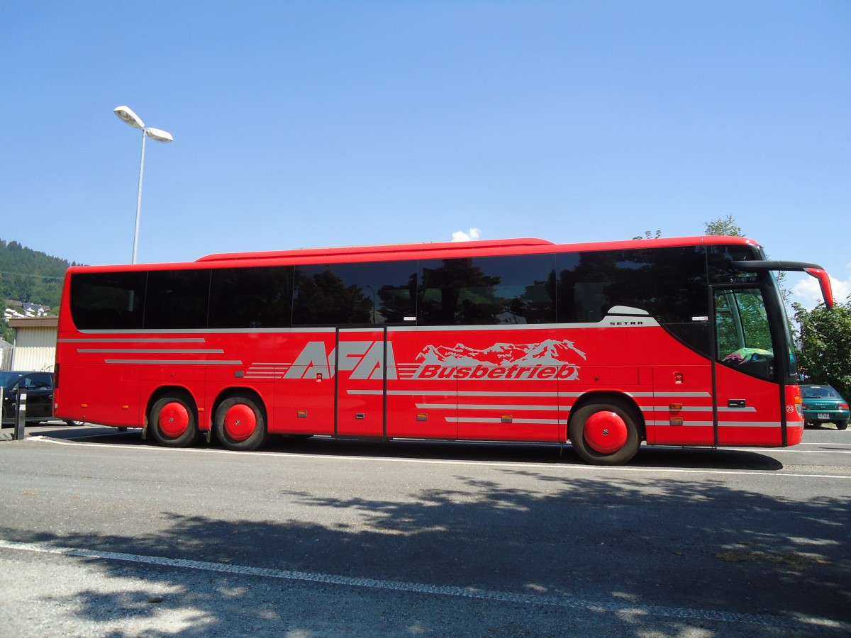 (134'533) - AFA Adelboden - Nr. 23/BE 26'709 - Setra (ex Blaguss, A-Wien Nr. 5402) am 27. Juni 2011 in Thun, Seestrasse