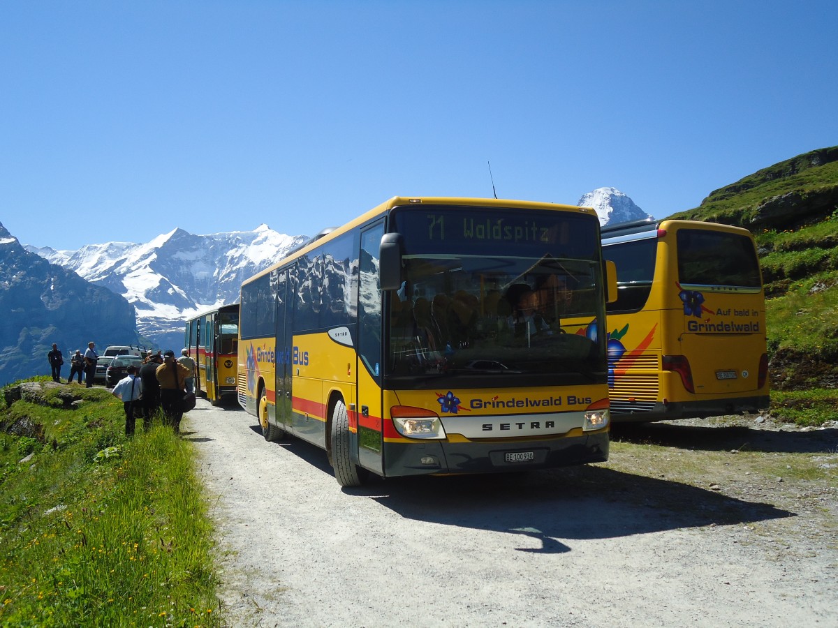 (134'682) - AVG Grindelwald - Nr. 21/BE 100'930 - Setra am 3. Juli 2011 in Grindelwald, Bachlger