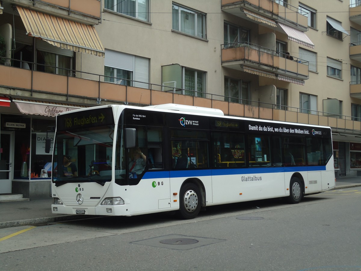 (134'885) - Welti-Furrer, Zrich - Nr. 59/ZH 634'613 - Mercedes (ex Frhlich, Zrich Nr. 613) am 10. Juli 2011 beim Bahnhof Zrich-Oerlikon