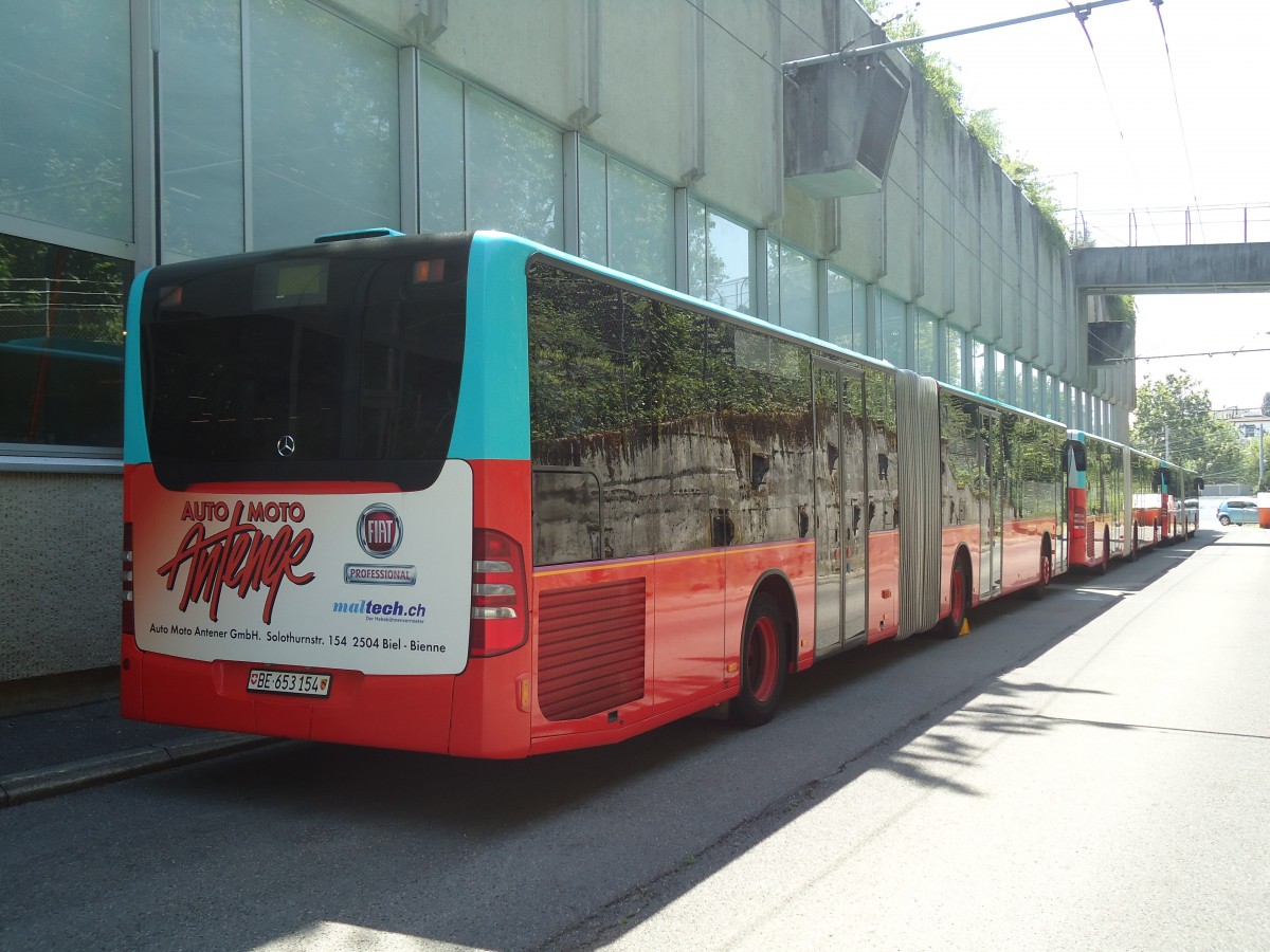 (135'094) - TL Lausanne (VB 154) - Nr. 649/BE 653'154 - Mercedes am 12. Juli 2011 in Lausanne, Dpt Borde