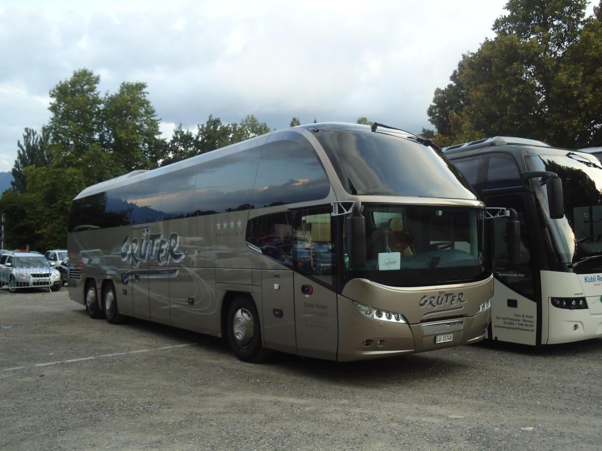 (135'332) - Grter, Hochdorf - LU 15'748 - Neoplan am 29. Juli 2011 in Thun, Lachenwiese