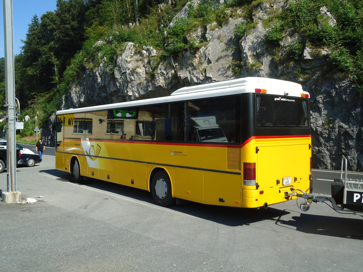 (135'471) - Luk, Grsch - GR 695 - Setra (ex PostAuto Graubnden; ex P 26'018) am 14. August 2011 in Interlaken, Heimwehfluhbahn