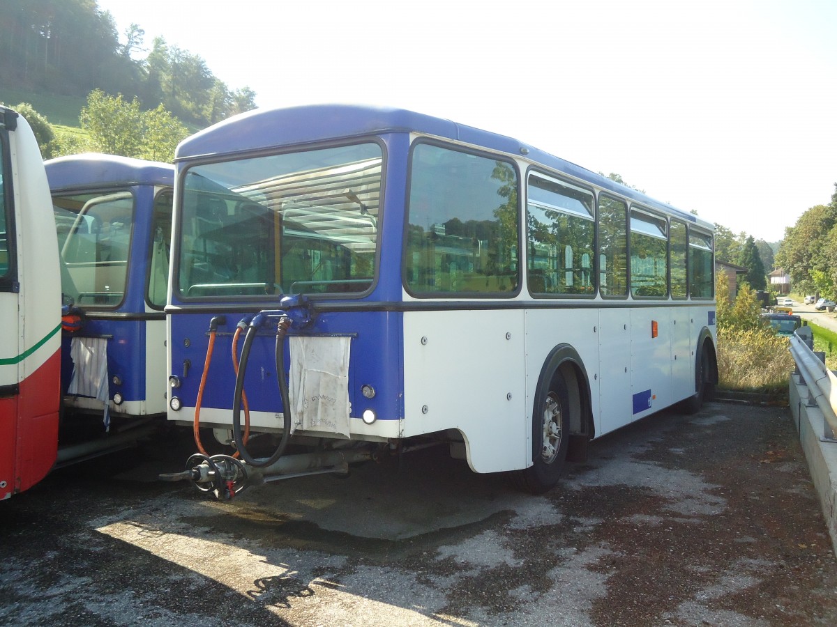 (135'600) - TL Lausanne (Rtrobus) - Nr. 958 - Rochat/Lauber Personenanhnger am 20. August 2011 in Moudon, Rtrobus