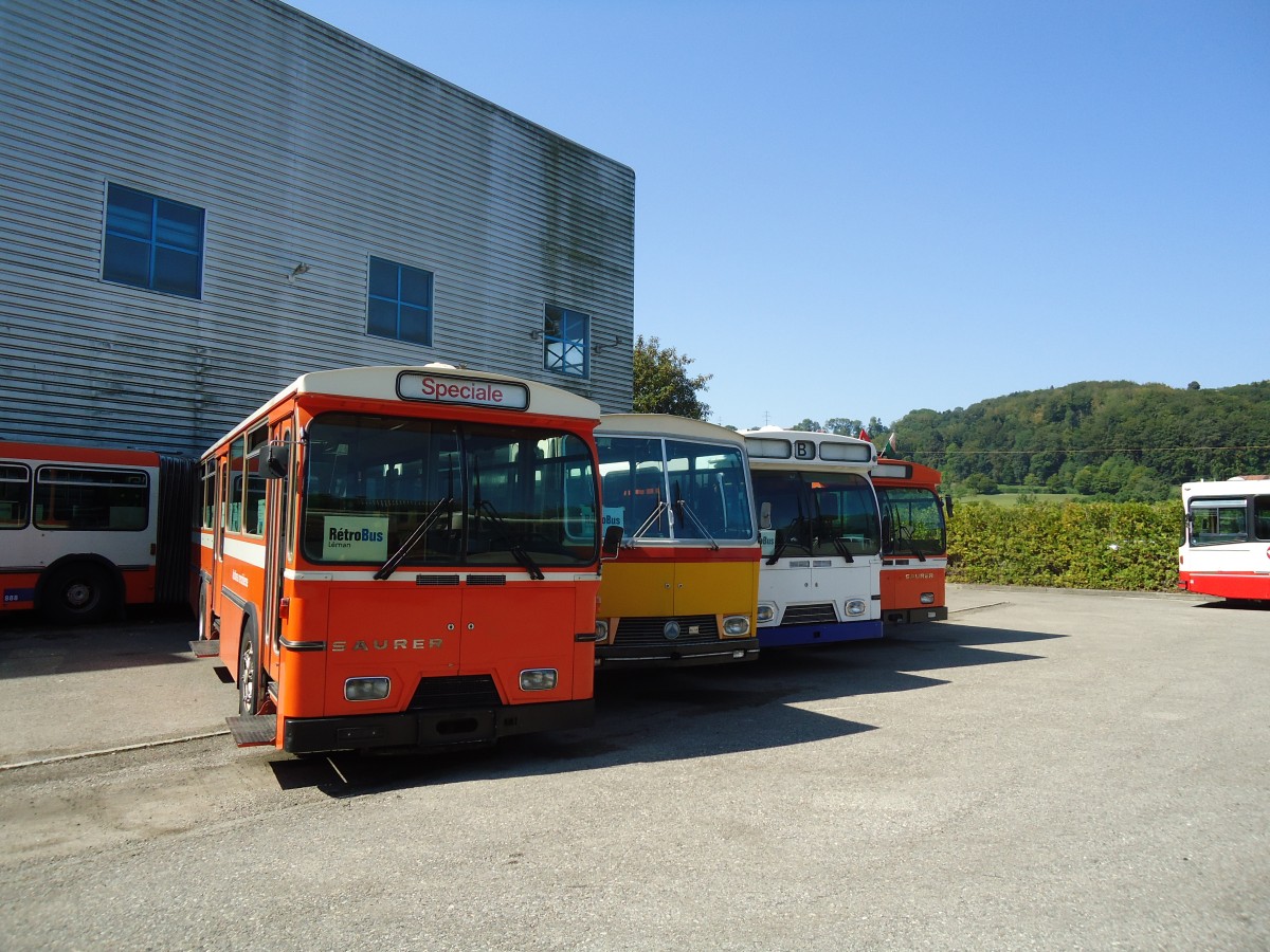 (135'629) - AMSA Chiasso -(Rtrobus) - Nr. 11 - Saurer/Hess am 20. August 2011 in Moudon, Rtrobus