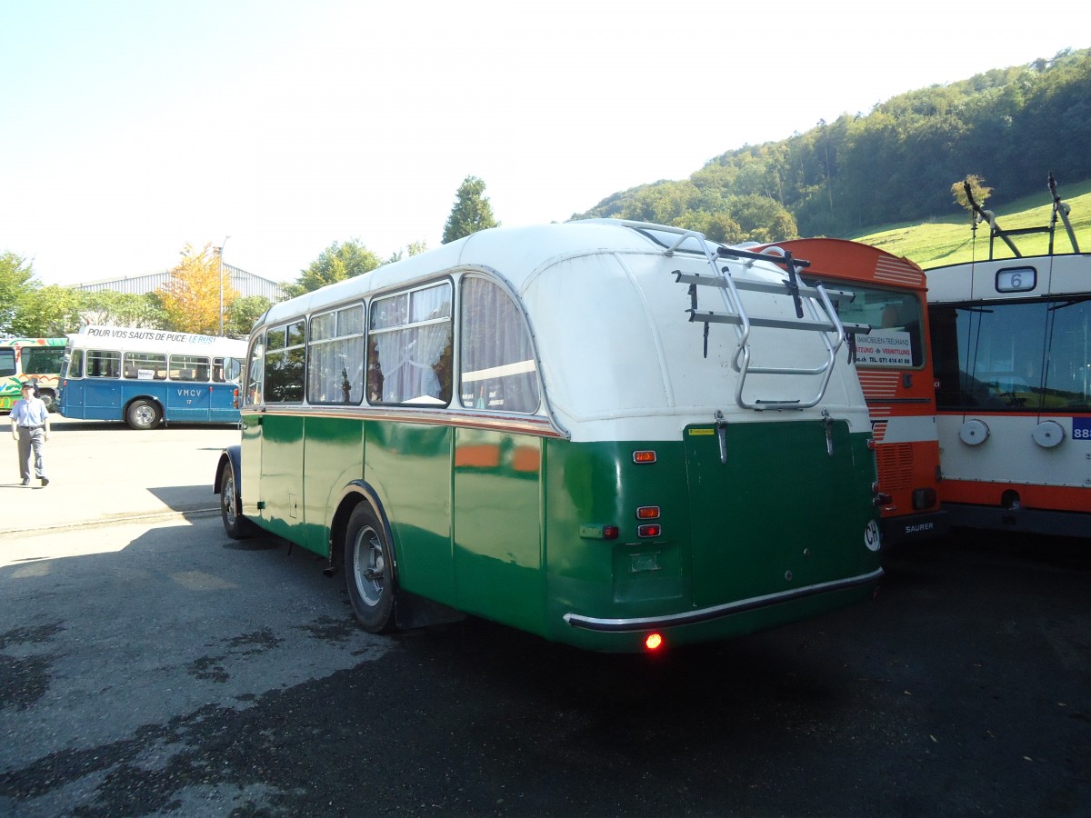 (135'634) - VR La Chaux-de-Fonds (Rtrobus) - Nr. 22 - Saurer am 20. August 2011 in Moudon, Rtrobus