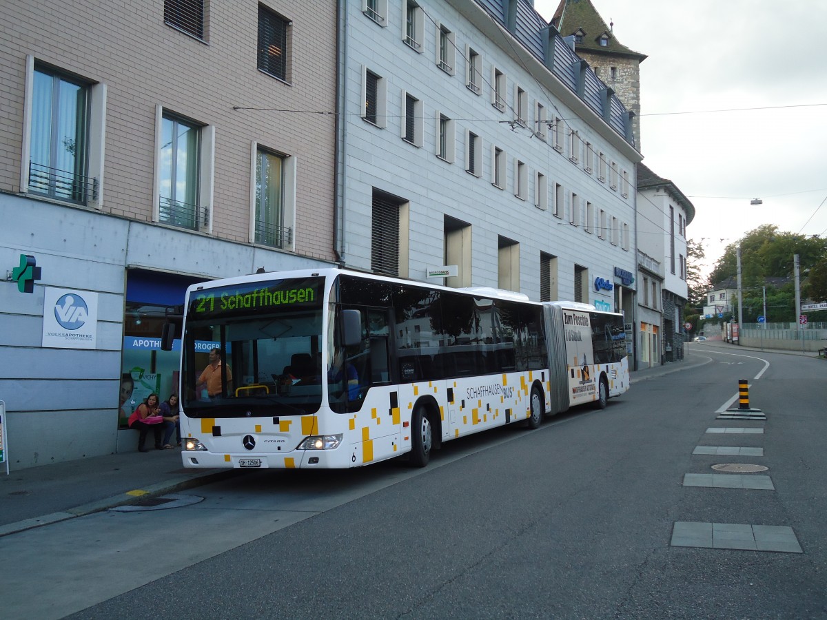 (135'947) - SB Schaffhausen - Nr. 6/SH 12'506 - Mercedes am 14. September 2011 beim Bahnhof Schaffhausen