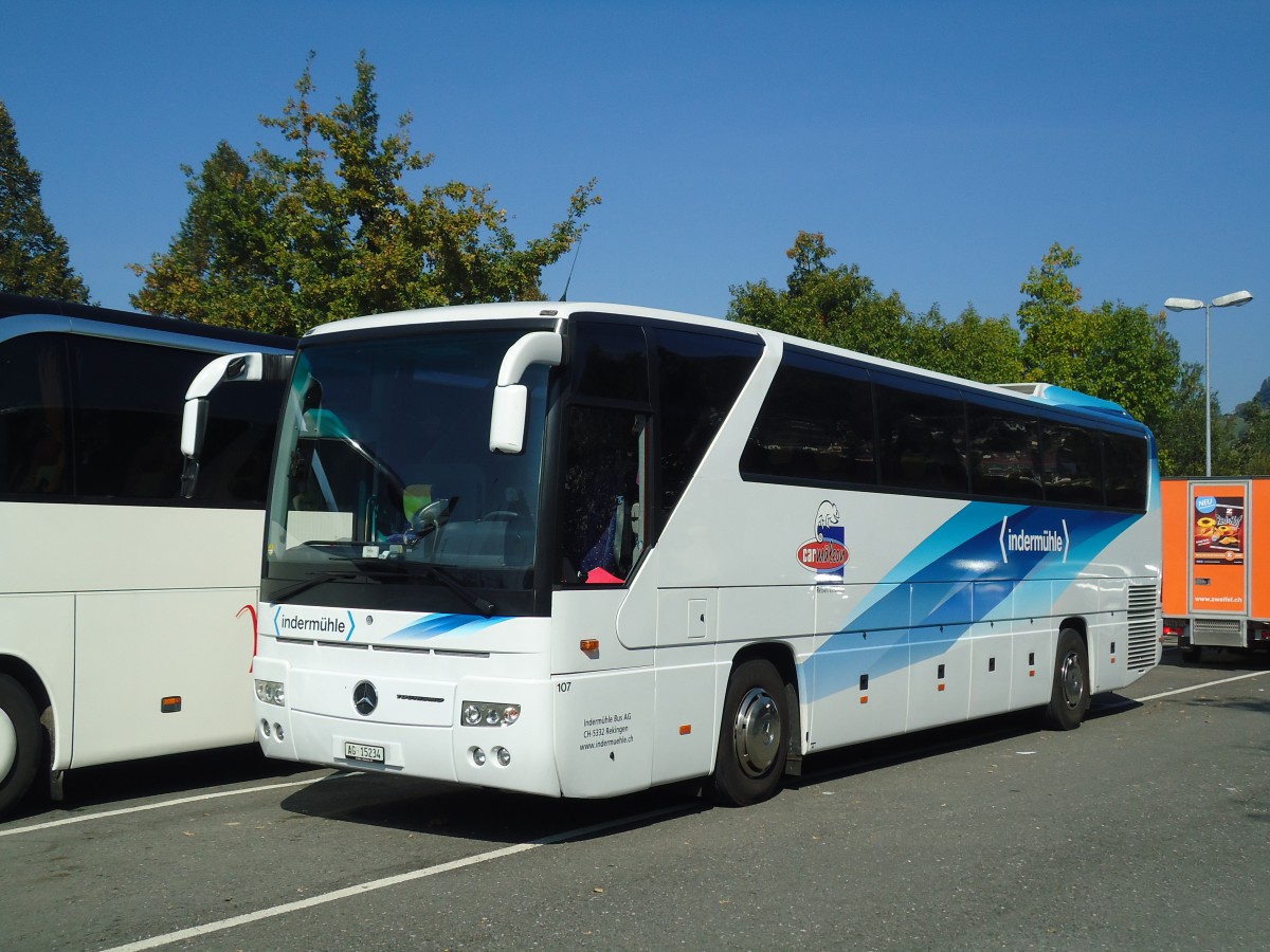 (136'253) - Indermhle, Rekingen - Nr. 107/AG 15'234 - Mercedes am 30. September 2011 in Thun, Seestrasse