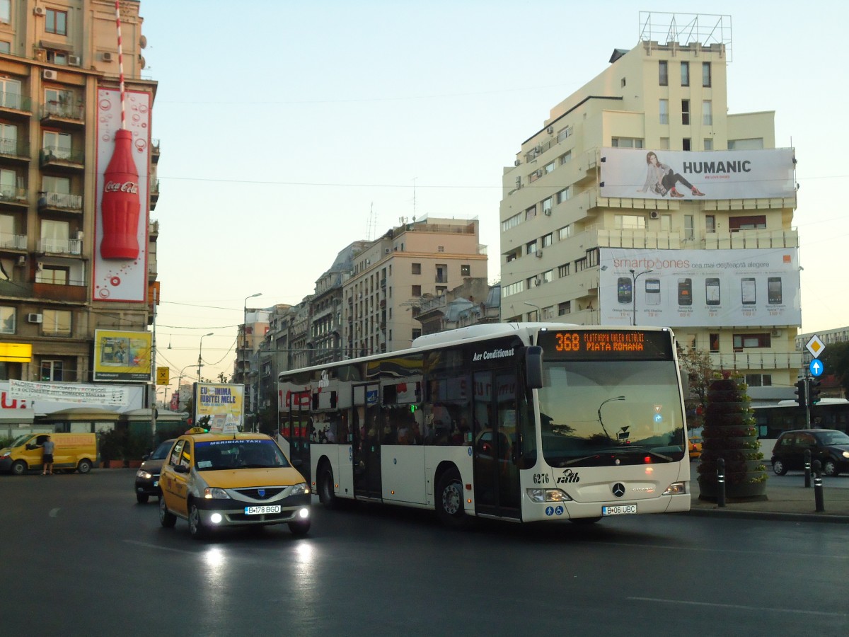 (136'381) - RATB Bukarest - Nr. 6276/B 06 UBC - Mercedes am 4. Oktober 2011 in Bukarest, Piata Romana