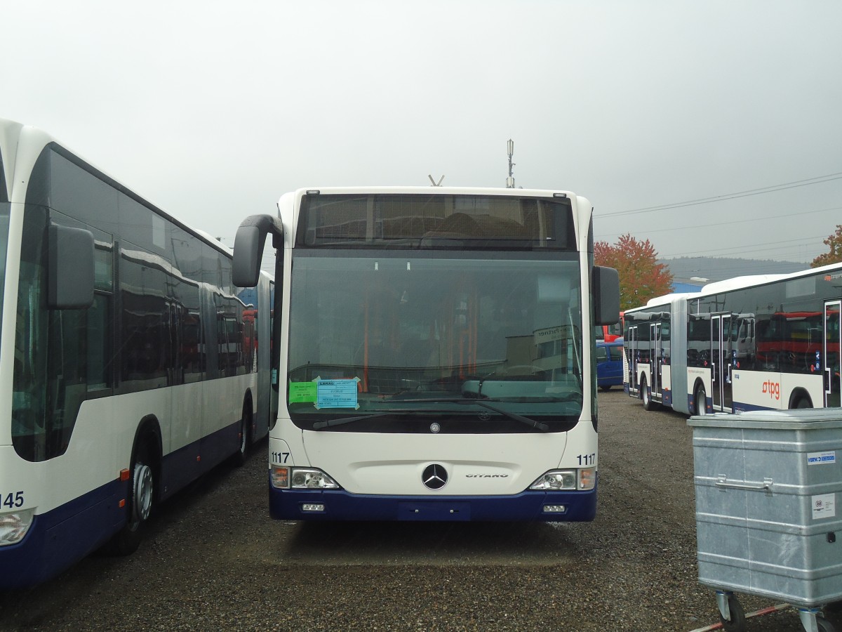 (136'630) - TPG Genve - Nr. 1117 - Mercedes am 19. Oktober 2011 in Wil, Larag