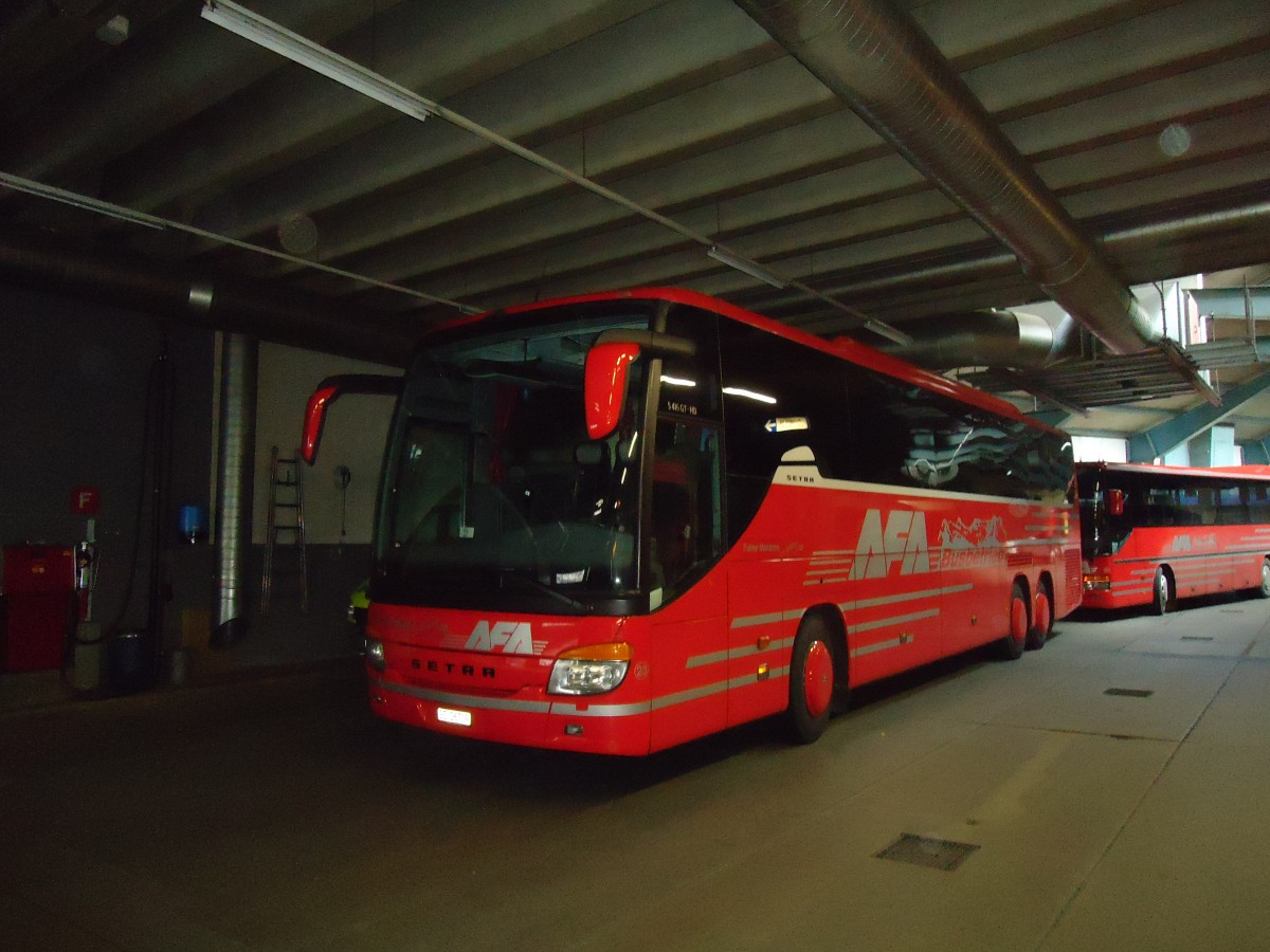 (137'099) - AFA Adelboden - Nr. 23/BE 26'709 - Setra (ex Blaguss, A-Wien Nr. 5402) am 4. Dezember 2011 im Autobahnhof Adelboden