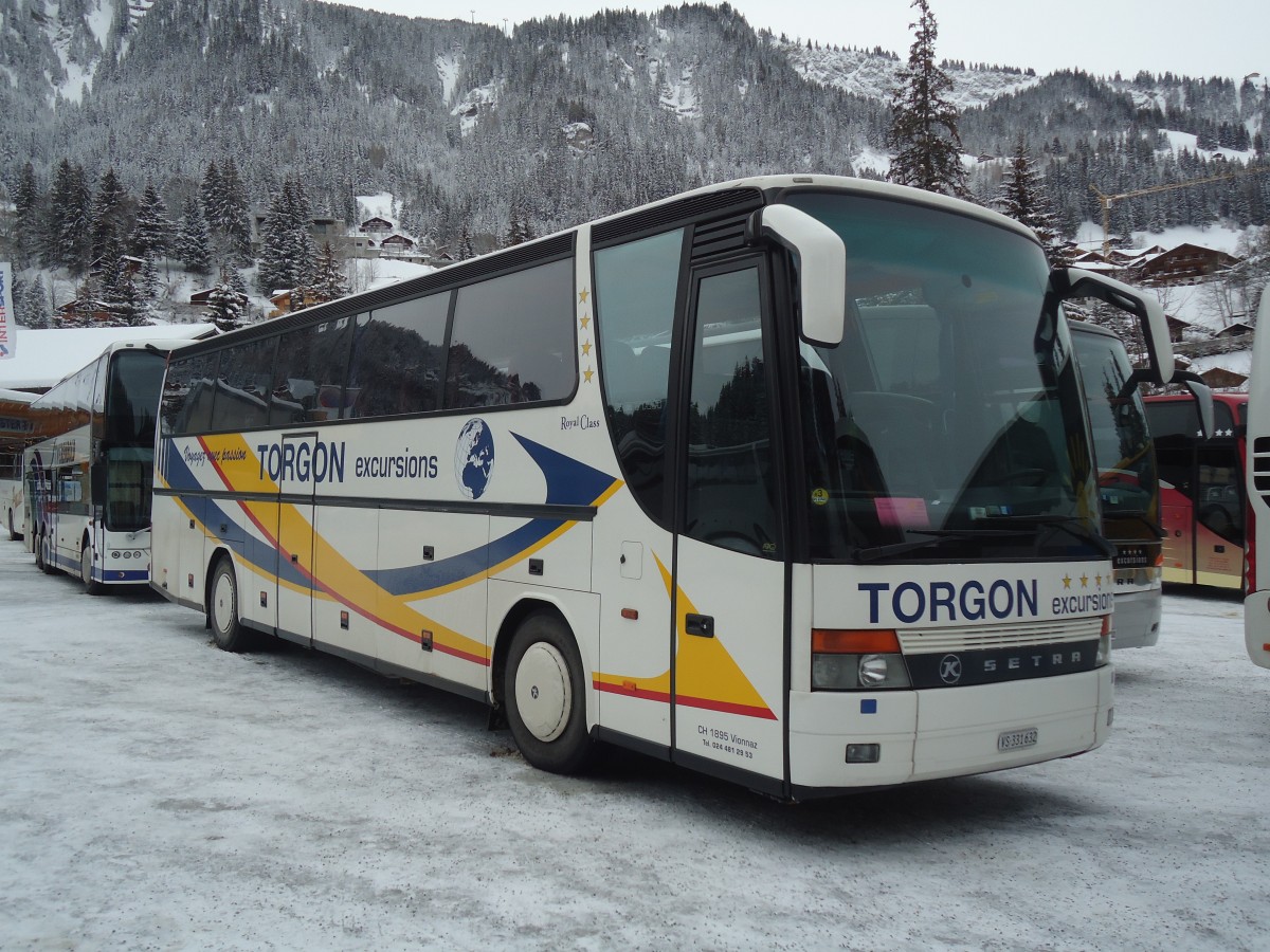 (137'409) - Torgon, Vionnaz - VS 331'632 - Setra am 7. Januar 2012 in Adelboden, ASB