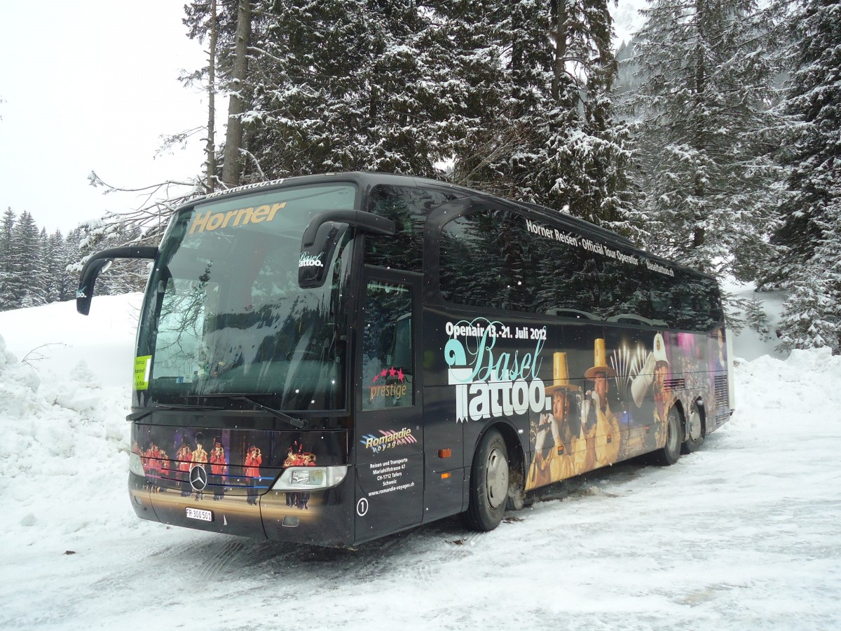 (137'499) - Horner, Tafers - Nr. 1/FR 300'501 - Mercedes am 7. Januar 2012 in Adelboden, Unter dem Birg